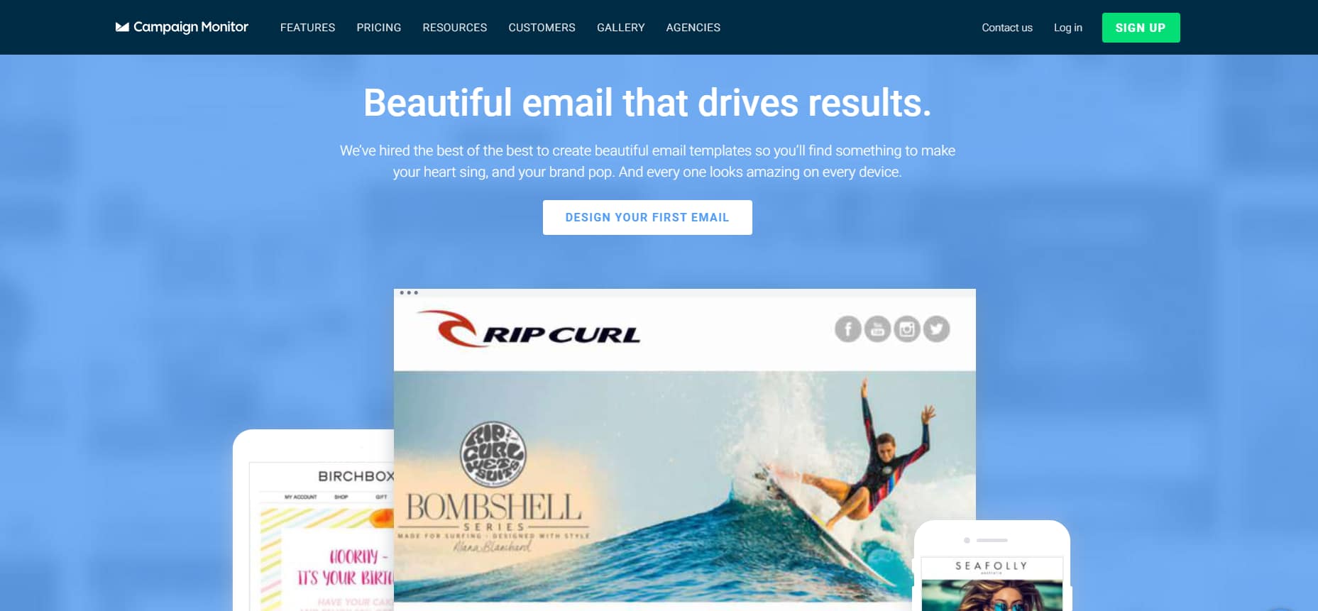 Product Differentiation Strategies | Campaign Monitor Example